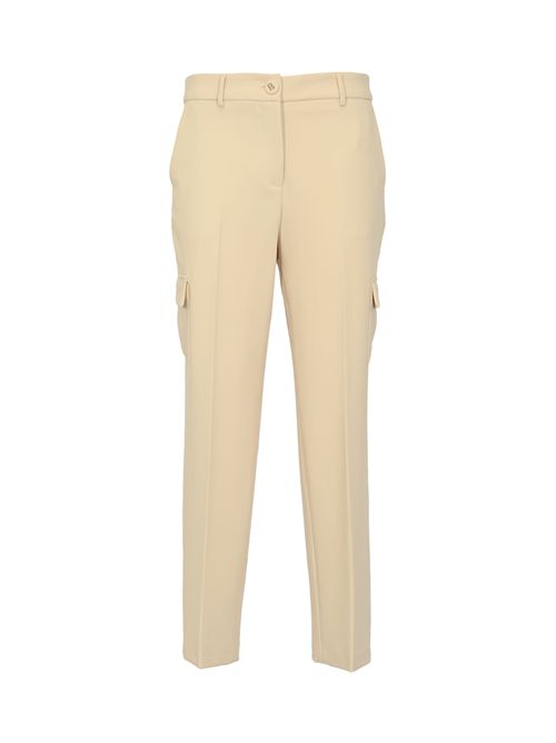 Pantalone a sigaretta in cady con tasche BLUGIRL | RF5282 T319010110